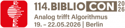 BiblioCon 2026, größter Bibliotheken-Kongress im deutschsprachigen Raum, 19. bis 22. Mai 2026 im Estrel Congress Center Berlin
